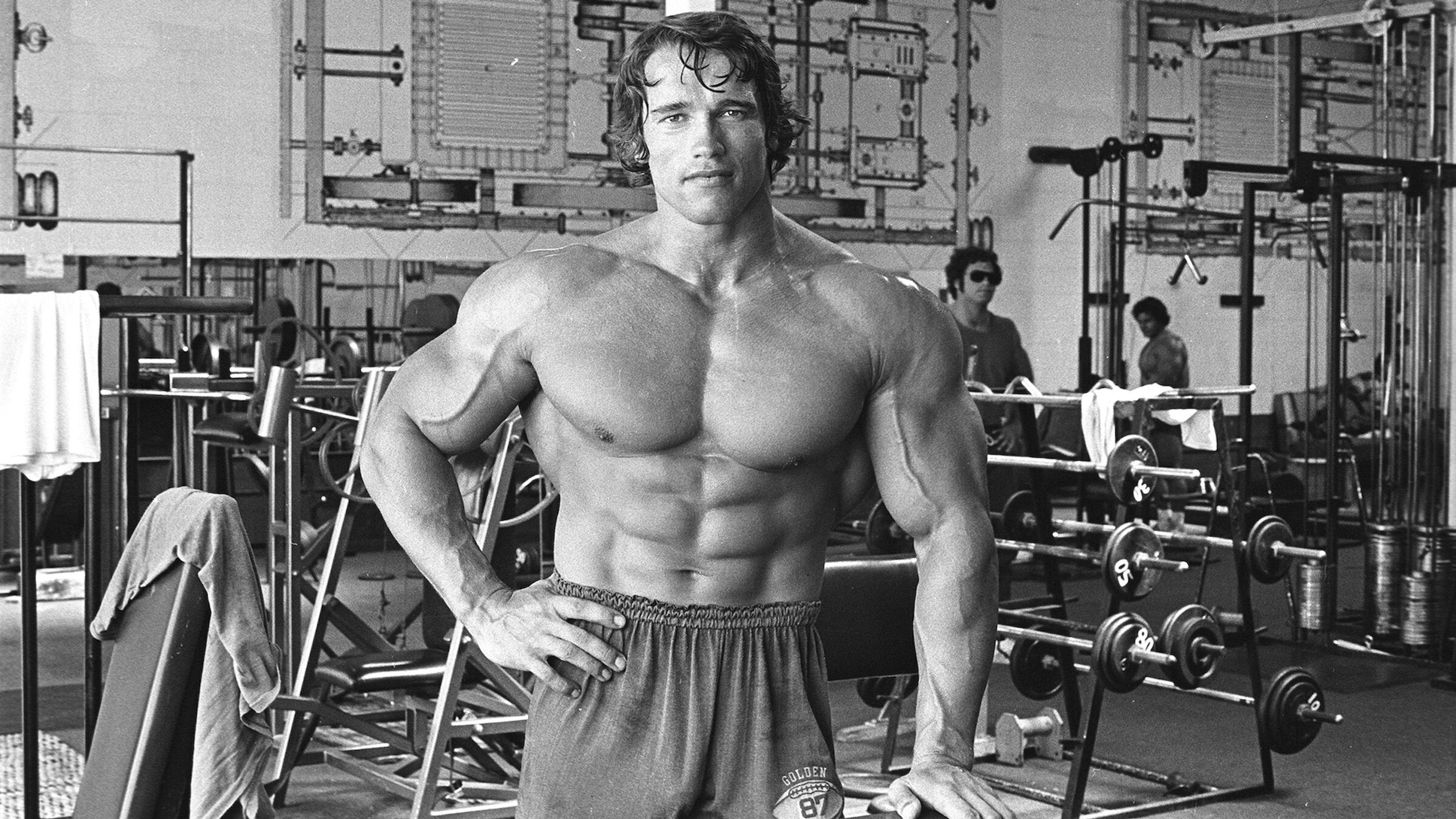 Arnold Schwarzenegger in “Pumping Iron"