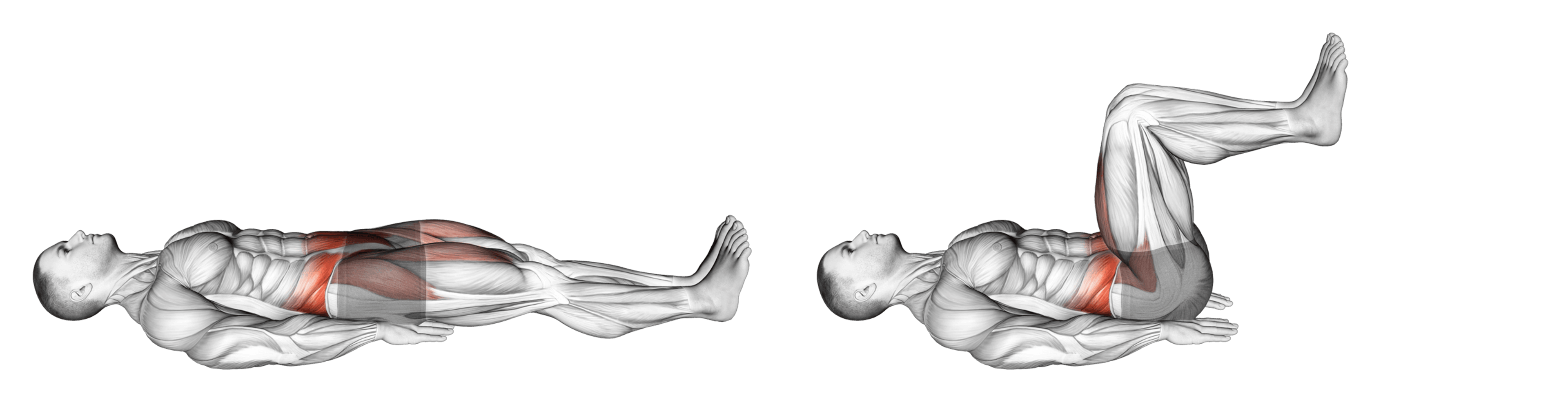 Lying Knee Raise