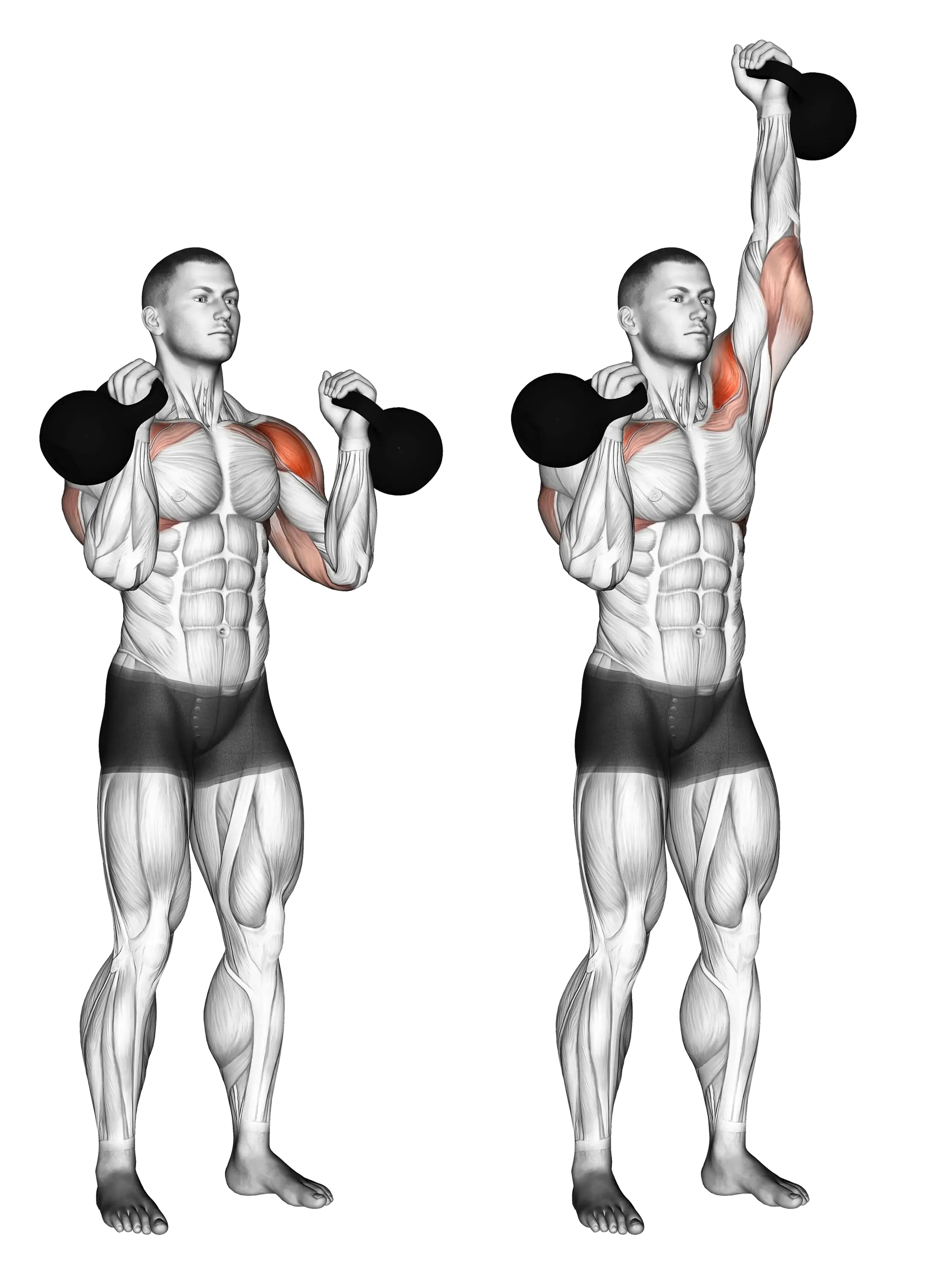 Kettlebell Alternating Standing Press