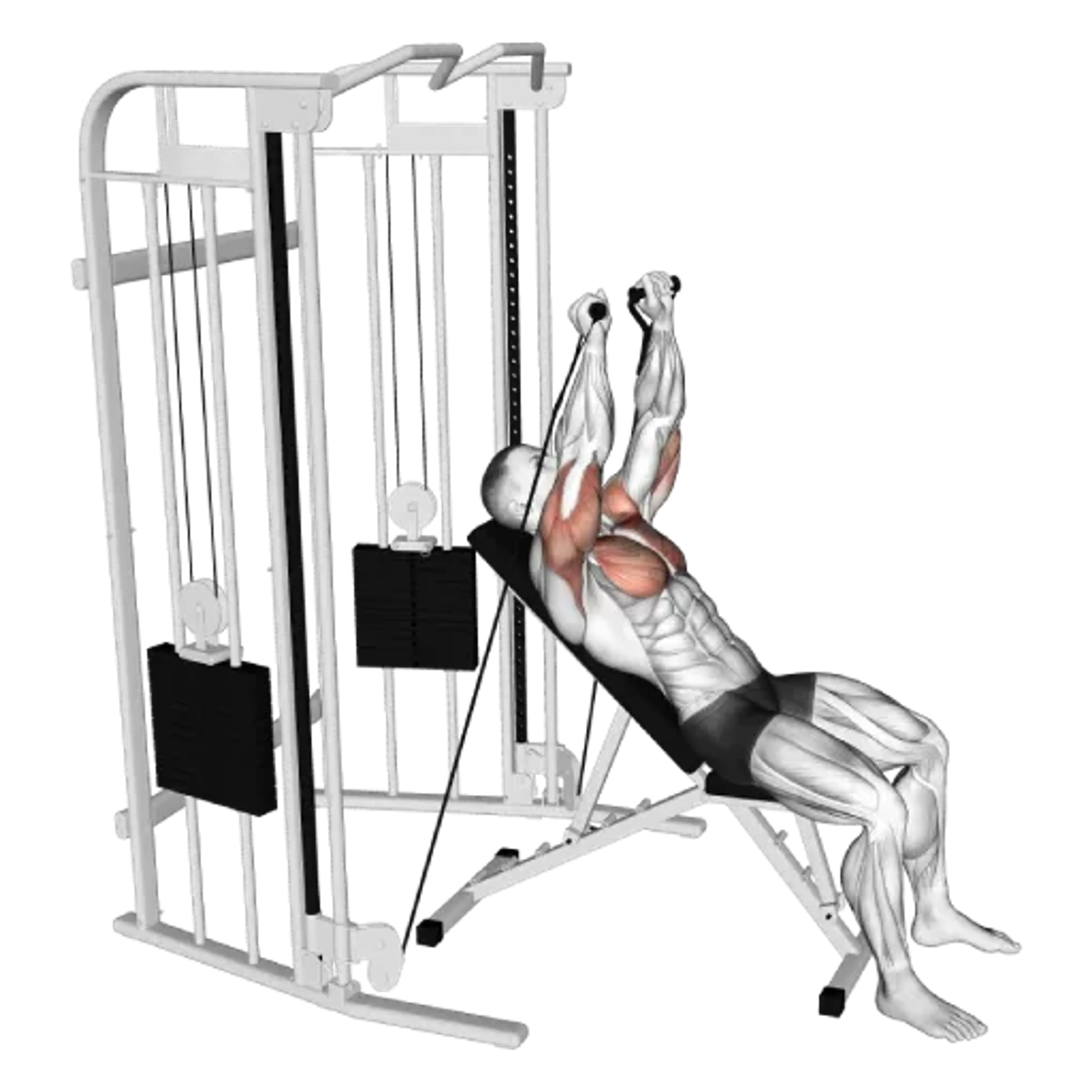 Cable Incline Bench Press