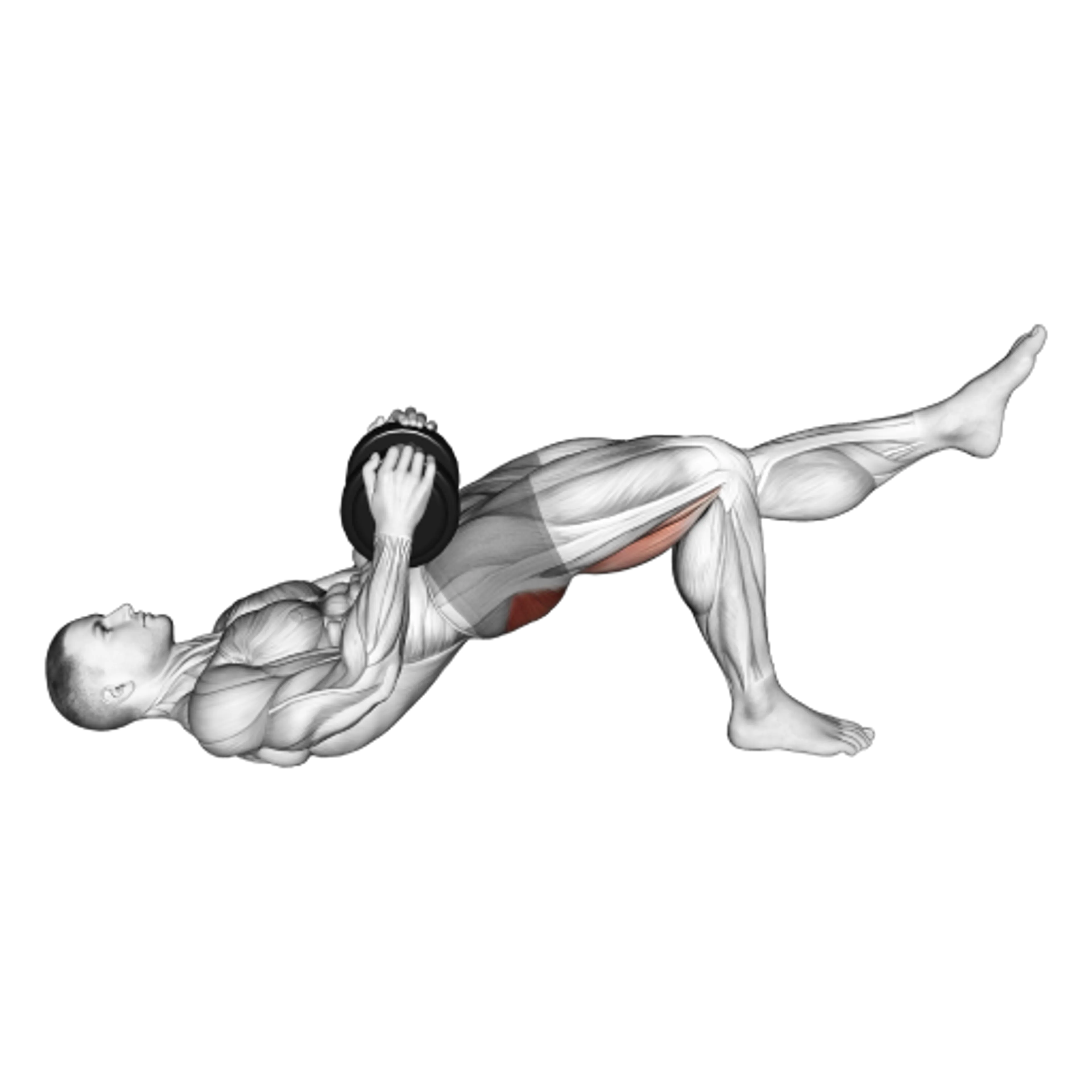 Dumbbell Single-Leg Glute Bridge