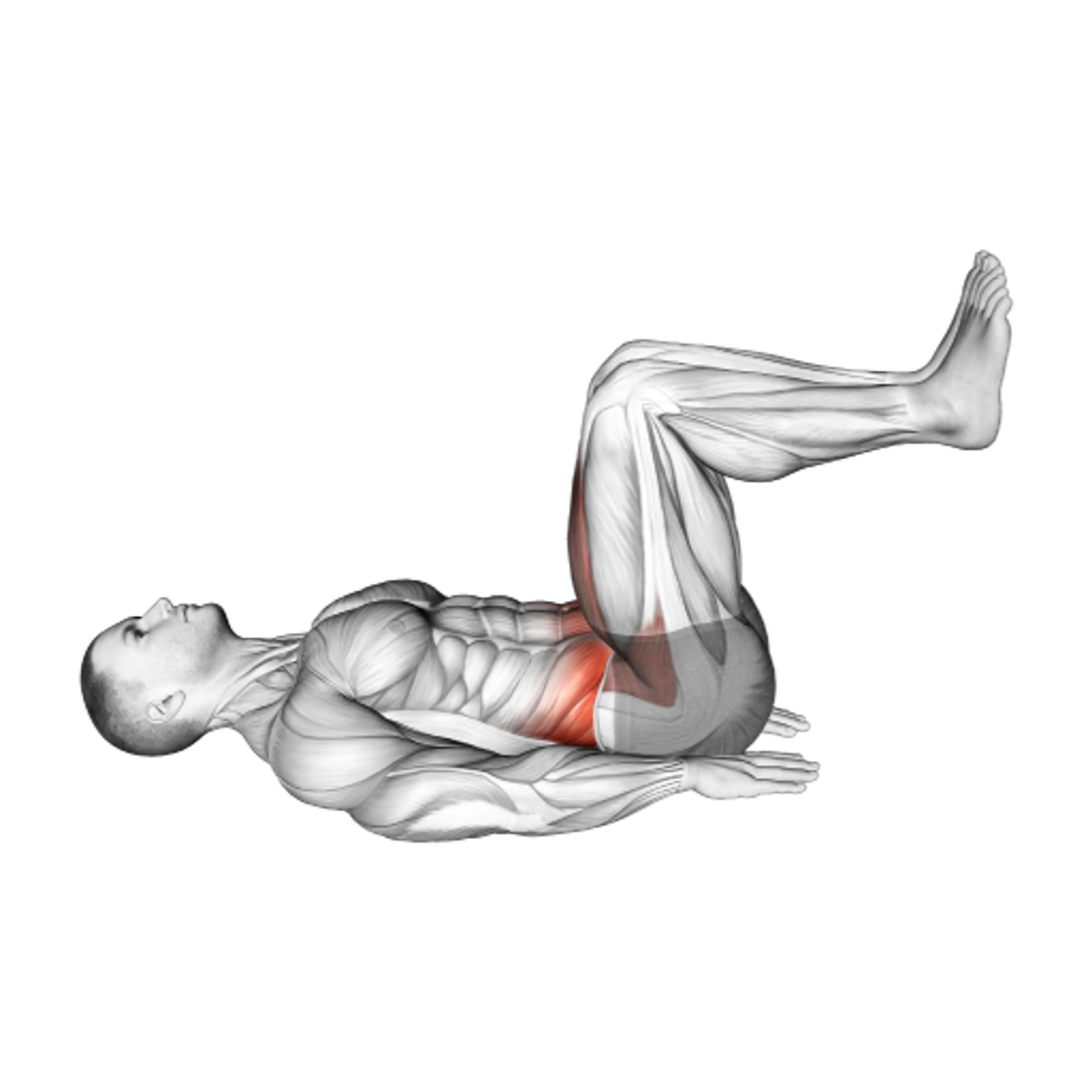 Lying Knee Raise