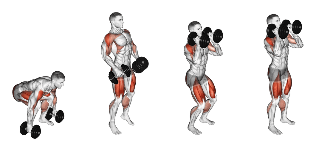 Dumbbell Power Clean: Guide, Muscles Worked, Tips | Athlemove
