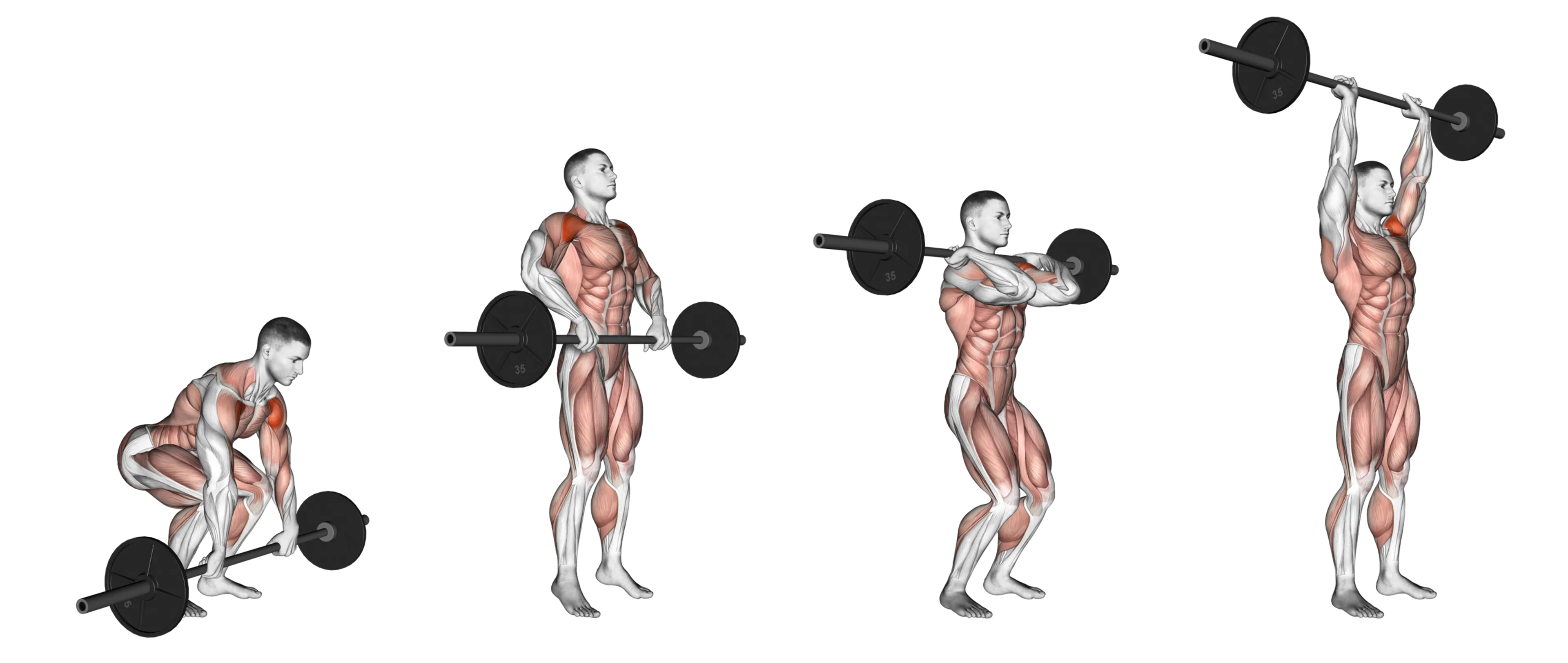 Barbell Clean and Press